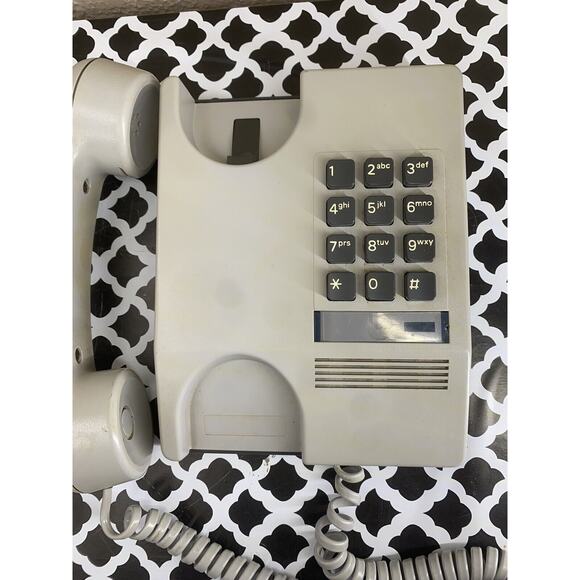 Harmony Telephone Push Button Wall Phone Grey Rare Slim Northern Telecom - Picture 2 of 5